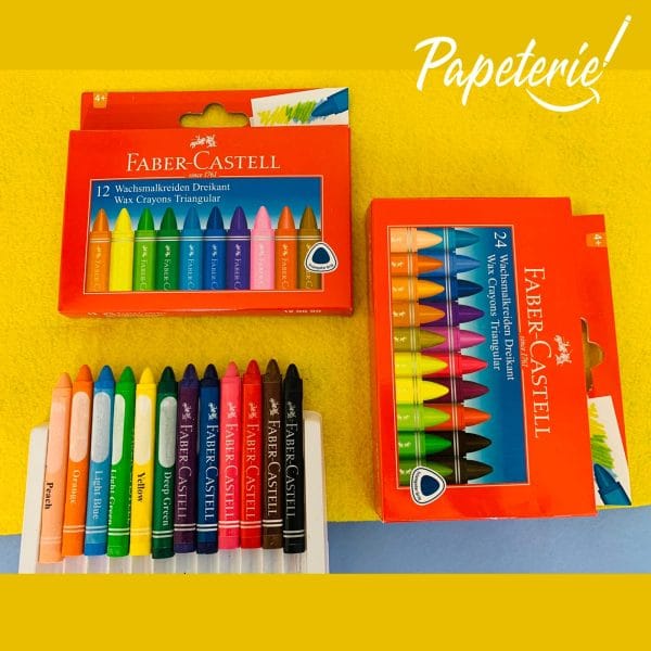 Faber Castell Wax Triangular Crayons