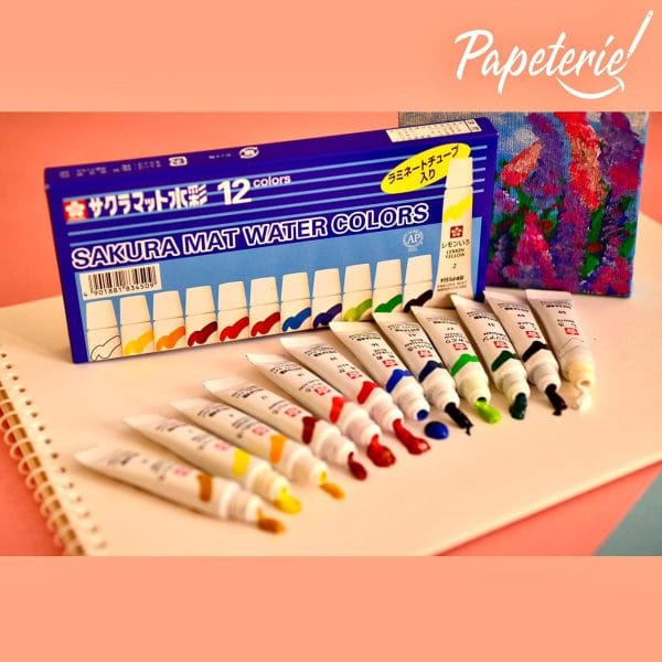 Sakura Mat Watercolours [Box Of 12]