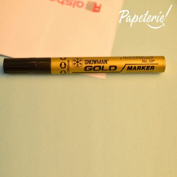 Snowman Gold Marker