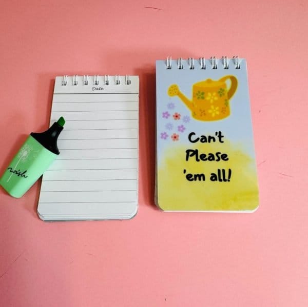 Mini-Notepads-Watering Flowers Theme