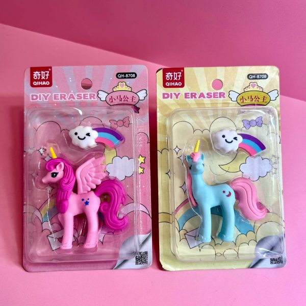 Unicorn Rainbow- Eraser Set of 2