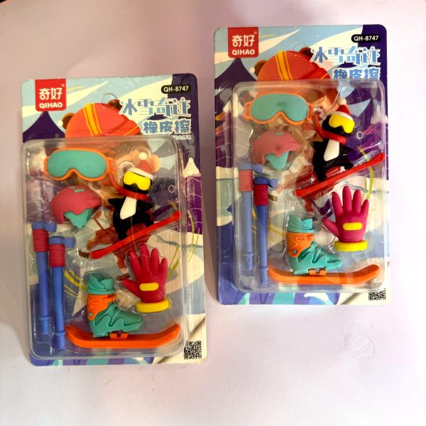 Qihao Ice Skating- Eraser Set of 9