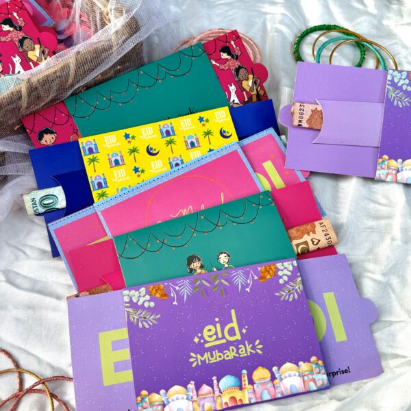 Mystery Eidi Slide-Out Card Envelope [Pack of 4]