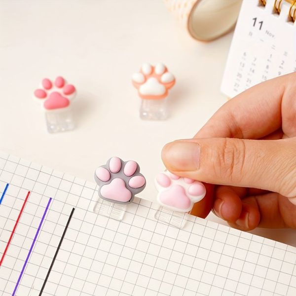 Mini Cat Paw Binder Clip