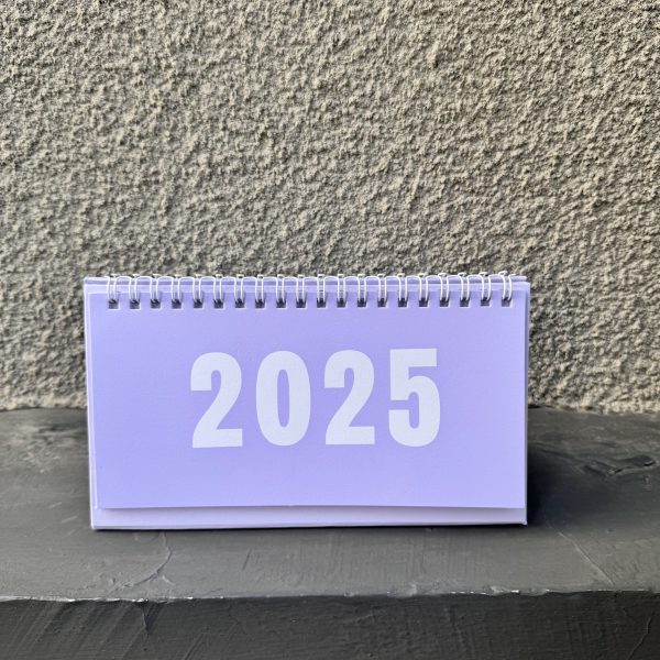Lilac- 2025 Desk Calendar