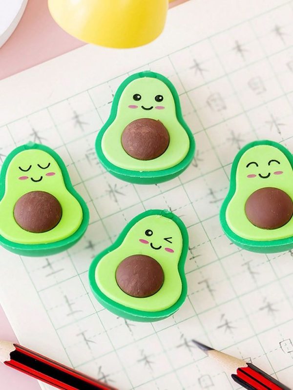 Avocado-Shaped Erasers