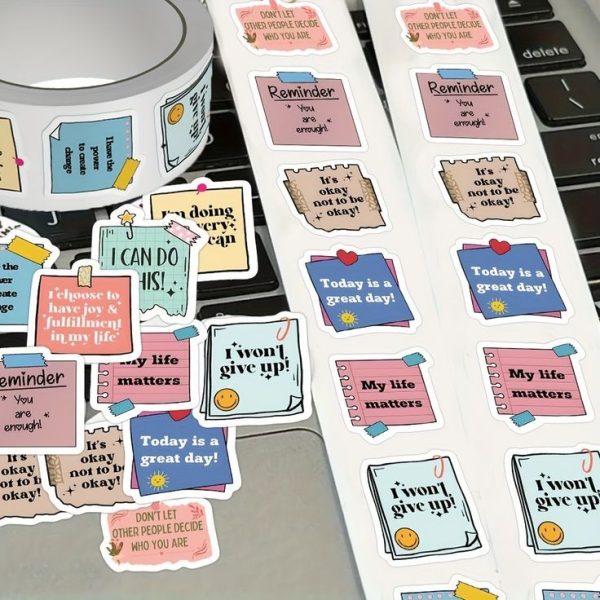 Self-affirmation Sticker Roll